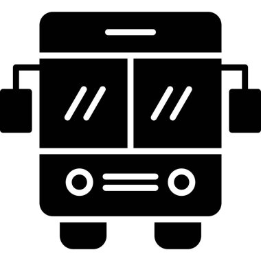 Otobüs simgesi, basit tarzı