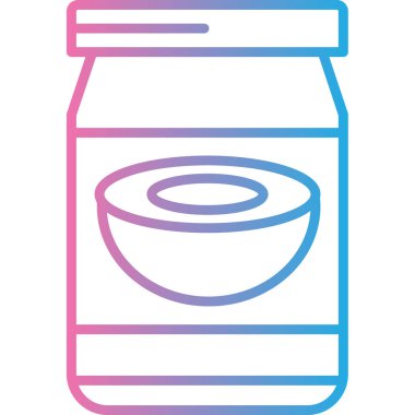 süt simgesi modern vektör illüstrasyonu