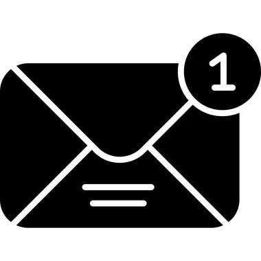 e- posta simgesi vektör illüstrasyonu. e- posta simgesi ve ileti sembolü.