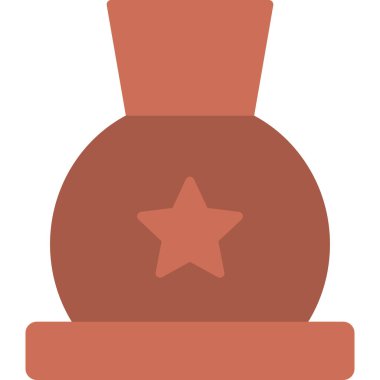 Trophy Düz Vektör Simgesi