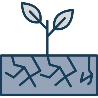 bitki yetiştiren ağaç simgesi