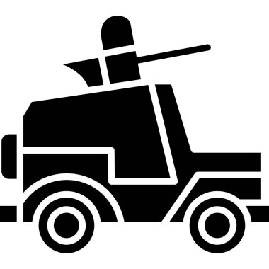 Araç. Web simgesi basit illüstrasyon