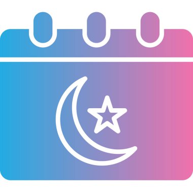 Gece simge vektör çizim