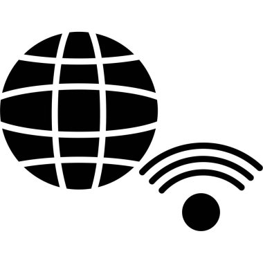 WiFi vektör satırı simgesi