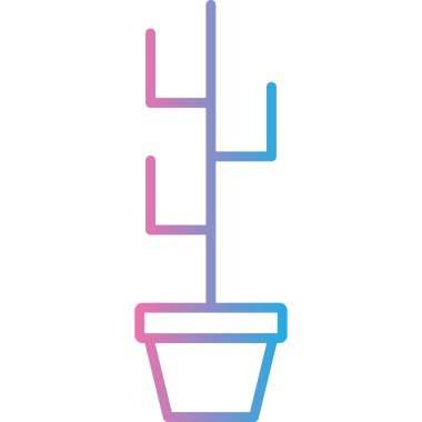 bitki simgesi vektör illüstrasyonu