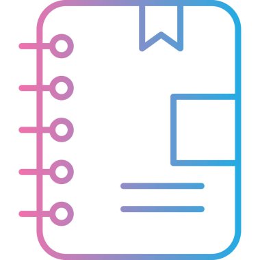 Bir kitabın vektör illüstrasyonu