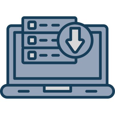 ok simgesi vektör illüstrasyon tasarımı içeren dizüstü bilgisayar