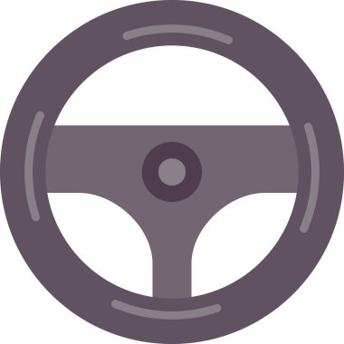 Tekerlek. Web simgesi basit illüstrasyon