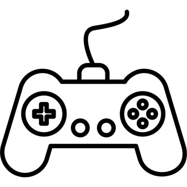 joystick simgesi vektör illüstrasyonu