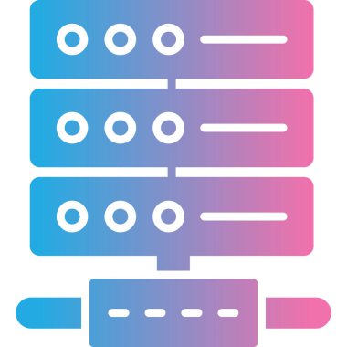veri ağı. Web simgesi basit tasarım