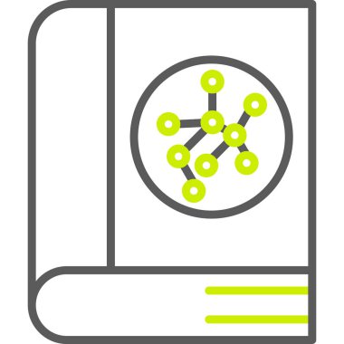 Kitap. Web simgesi basit illüstrasyon