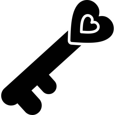 Aşk. Web simgesi basit illüstrasyon