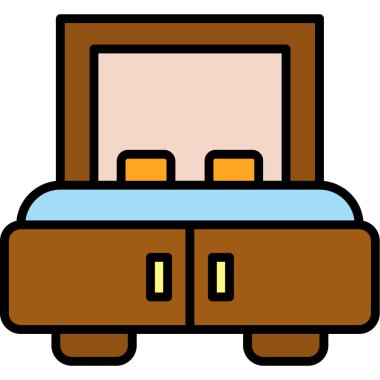 seyahat çantası ikonu. Web için seyahat çantası simgelerinin özet çizimi