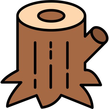 Sonbahar yaprakları doldurulmuş - özet biçiminde sonbahar ikonu