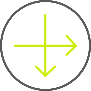 ok simgesi vektör illüstrasyonu