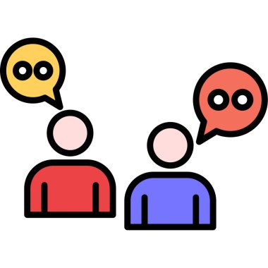 Sosyal ortam renk simgesi