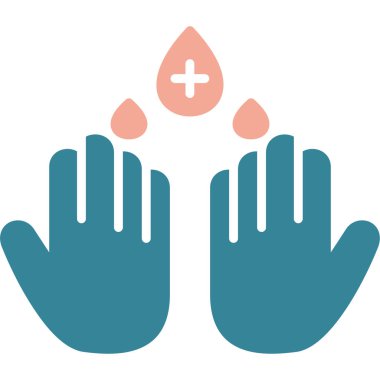 Kan bağışı ikonu vektör illüstrasyonu