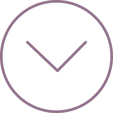 Alarm saat simgesi ana hat biçiminde