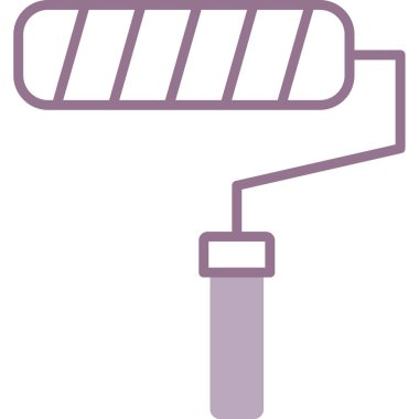 Boya silindiri ikonu. vektör illüstrasyonu