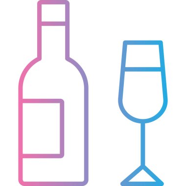 alkol cam ikonu ana hatlarıyla