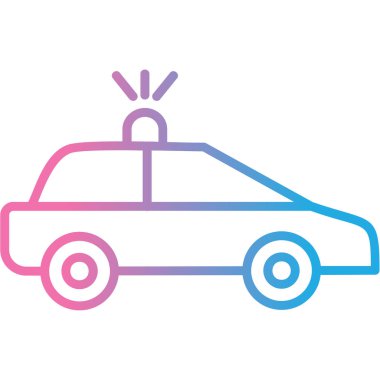 - Araba. Web simgesi basit illüstrasyon