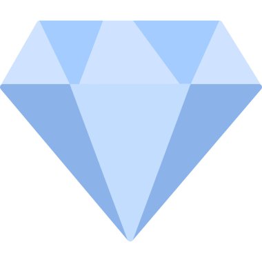 Elmas simgesi, vektör illüstrasyonu