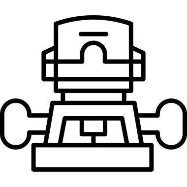 fitness egzersiz simgesi, özet biçimi