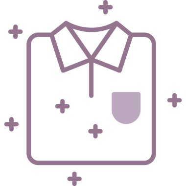 Gömlek. Web simgesi basit illüstrasyon