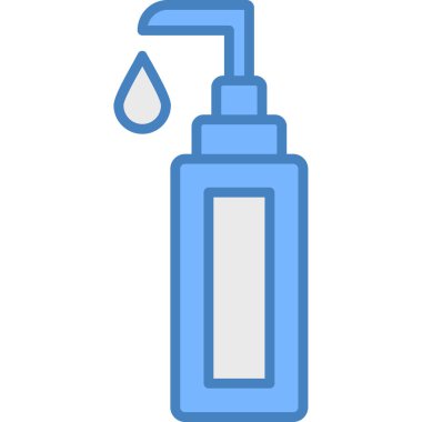 Duş suyu. Web simgesi basit illüstrasyon