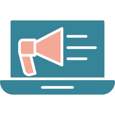 Dijital Reklamcılığın Vektör İllüstrasyonu, Basit Simge