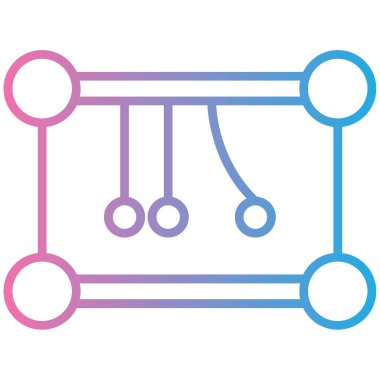 Modern eğitim ikonunun vektör illüstrasyonu