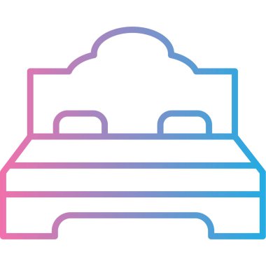 Kek. Web simgesi basit illüstrasyon