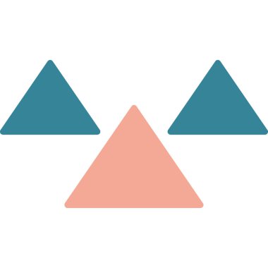 dağ ikonu vektör illüstrasyonu