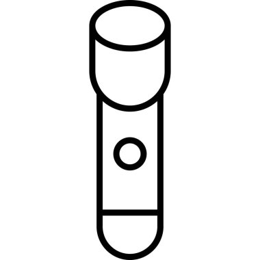 Test tüpü simgesi. Beyaz arkaplanda izole edilmiş web tasarımı için ana test tüp vektör simgesi