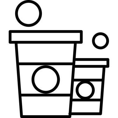 İç bakalım. Web simgesi basit illüstrasyon