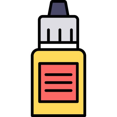 Şişe. Web simgesi basit illüstrasyon