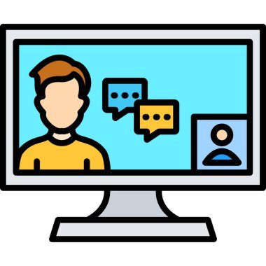 Görüntü sohbet simgesi, özet biçimi