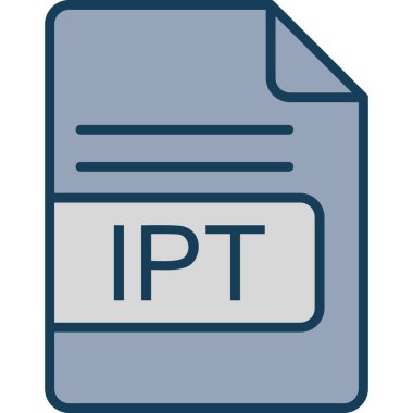 Dosya simgesinin vektör illüstrasyonu