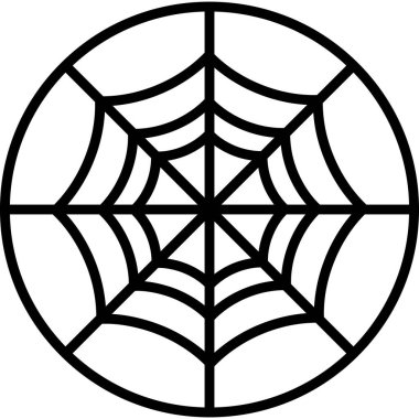 Örümcek ağının vektör çizimi