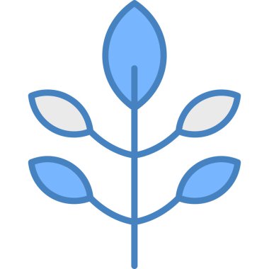 çiçek simgesi vektör illüstrasyonu