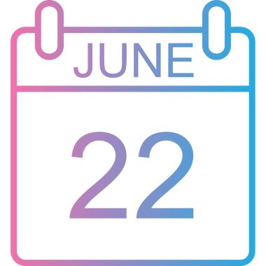 Takvim simgesi tasarımı, vektör illüstrasyonu