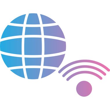 Küresel iletişim kavramının vektör çizimi