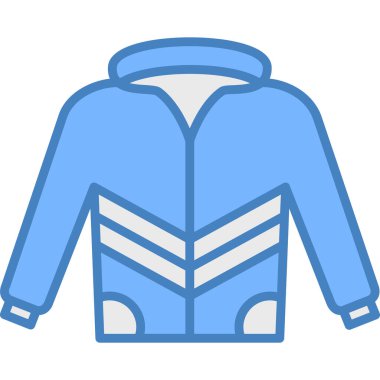 Ceket simge vektör çizim