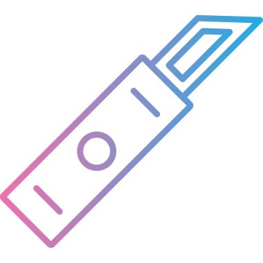 Kalem. Web simgesi basit illüstrasyon