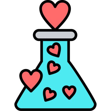 Aşk şişesi simgesi, taslak biçimi