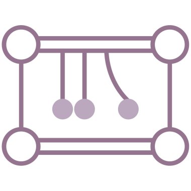 abacus ikon vektör illüstrasyonu