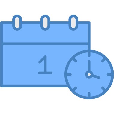 Kronometre Web simgesi basit illüstrasyon