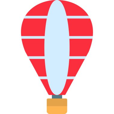 Balon. Web simgesi basit illüstrasyon