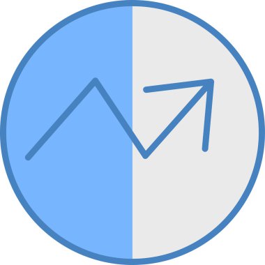 grafik ikonu vektör illüstrasyonu