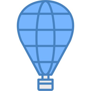 Balon ikonu. Basit resimleme